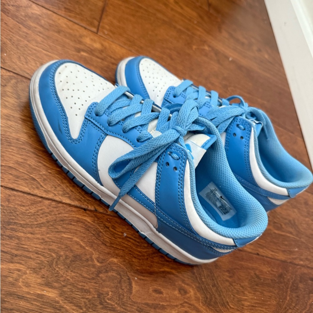 Nike Blue and White Sneakers